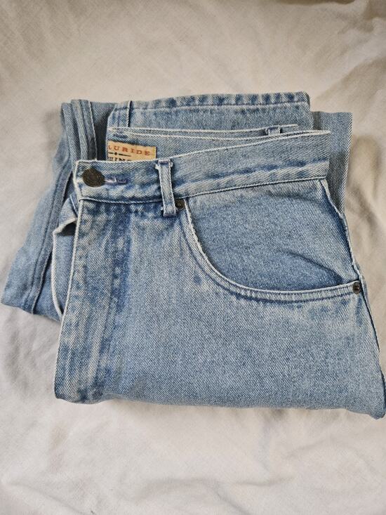 Telluride Co. Denim - VTG 90s Telluride Clothing Co Carpenter Jeans Women 10 Medium Wash Baggy Wid